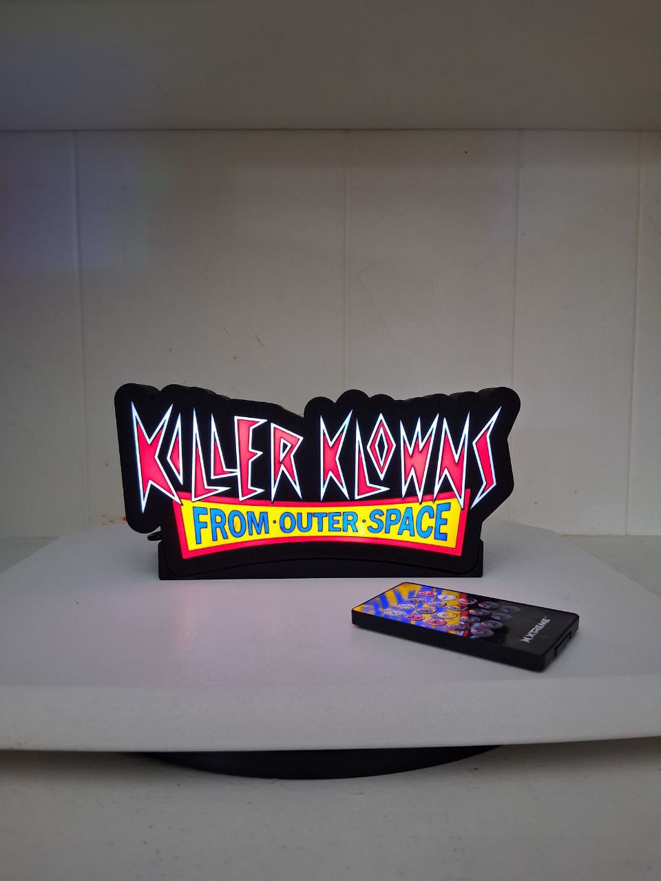 Killer Klowns LED light box – custom 3D printed – Lit Layer Creations